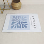 Blue Matisse Exhibition Poster - Light Blue Henri Matisse Cut Outs Vintage Poster Matisse Rug Gallery Image 1
