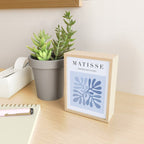 Blue Matisse Exhibition Poster - Light Blue Henri Matisse Cut Outs Vintage Poster Matisse Mini Art Print Gallery Image 2