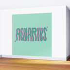 Wavy Aquarius Wall Mural Gallery Image 2