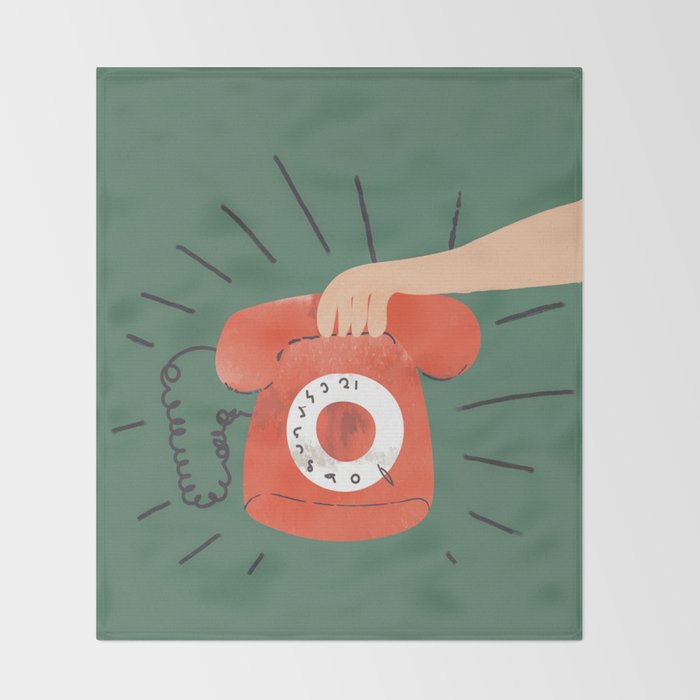 Call me Throw Blanket Gallery Image 2