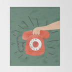 Call me Throw Blanket Gallery Image 2