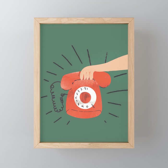 Call me Mini Art Print Gallery Image 1