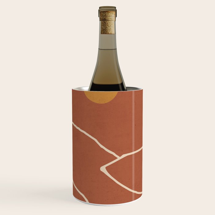 Minimal Abstract Art Landscape 2 Wine Chiller Gallery Image 3