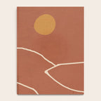 Minimal Abstract Art Landscape 2 Notebook Gallery Image 4