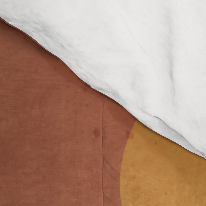 Minimal Abstract Art Landscape 2 Comforter Gallery Image 4