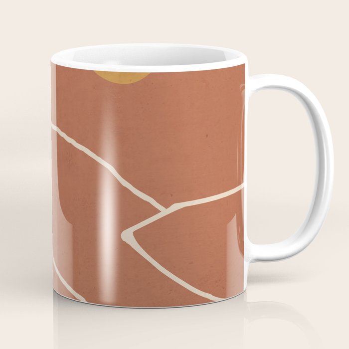 Minimal Abstract Art Landscape 2 Coffee Mug Gallery Image 1