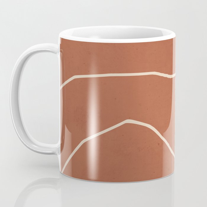 Minimal Abstract Art Landscape 2 Coffee Mug Gallery Image 3