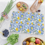 Summer,citrus,Mediterranean style,lemon fruit,simple pattern  Cutting Board Gallery Image 2