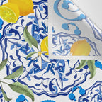 Summer,citrus,Mediterranean style,lemon fruit,simple pattern  Wall Tapestry Gallery Image 3