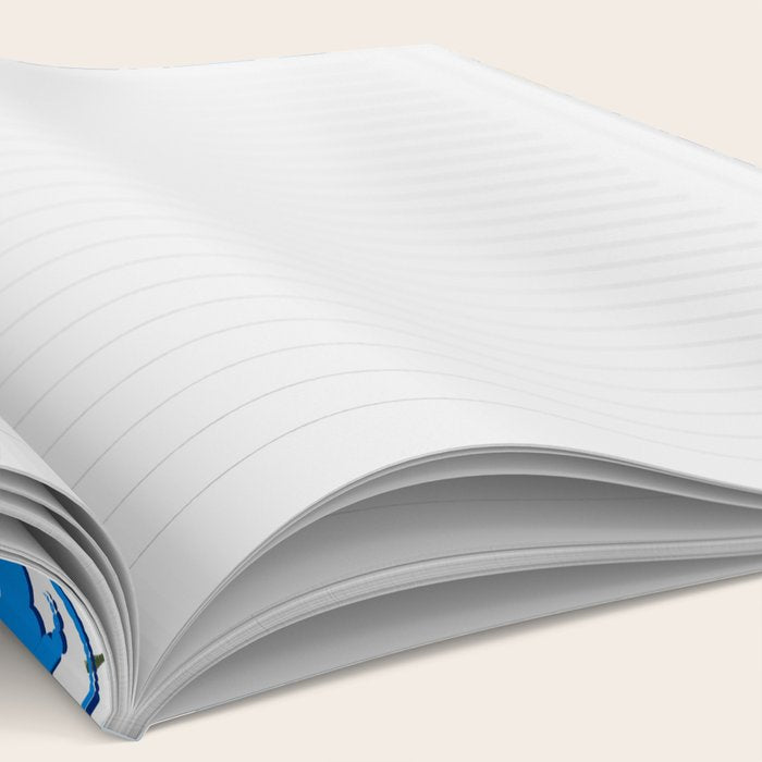 Summer,citrus,Mediterranean style,lemon fruit,simple pattern  Notebook Gallery Image 2