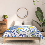 Summer,citrus,Mediterranean style,lemon fruit,simple pattern  Comforter Gallery Image 3