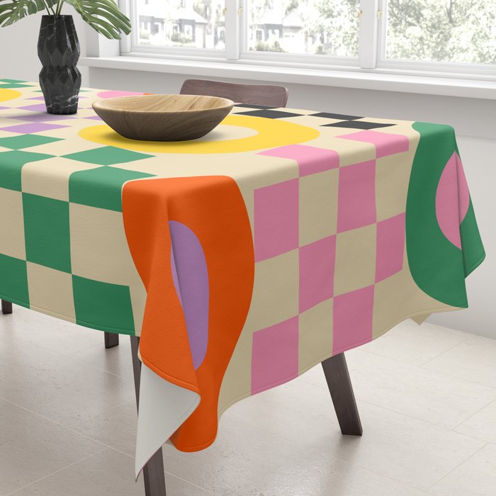 Lucky Checkerboard Tablecloth Gallery Image 3