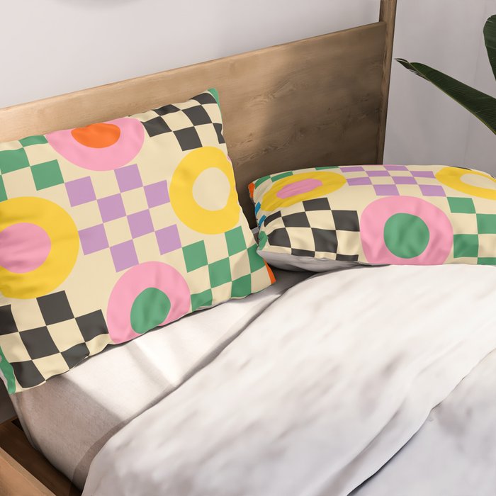 Lucky Checkerboard Pillow Sham Gallery Image 2