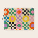 Lucky Checkerboard Laptop Sleeve Gallery Image 1