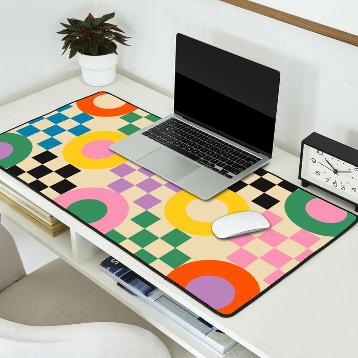 Lucky Checkerboard Desk Mat Gallery Image 2
