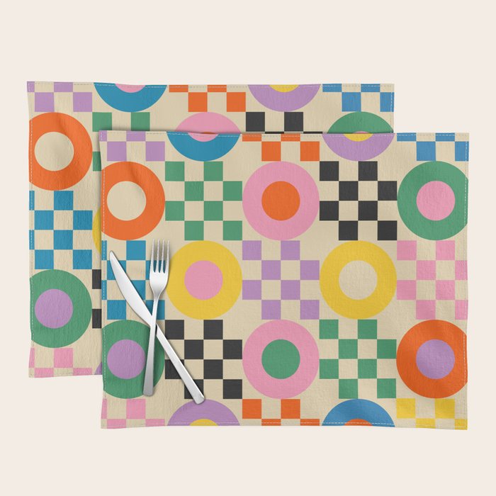Lucky Checkerboard Placemat Gallery Image 1