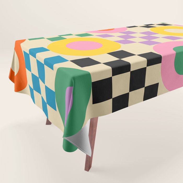 Lucky Checkerboard Tablecloth Gallery Image 1