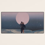 It is our chance to Leave forever - Vertical version Desk Mat Gallery Image 3