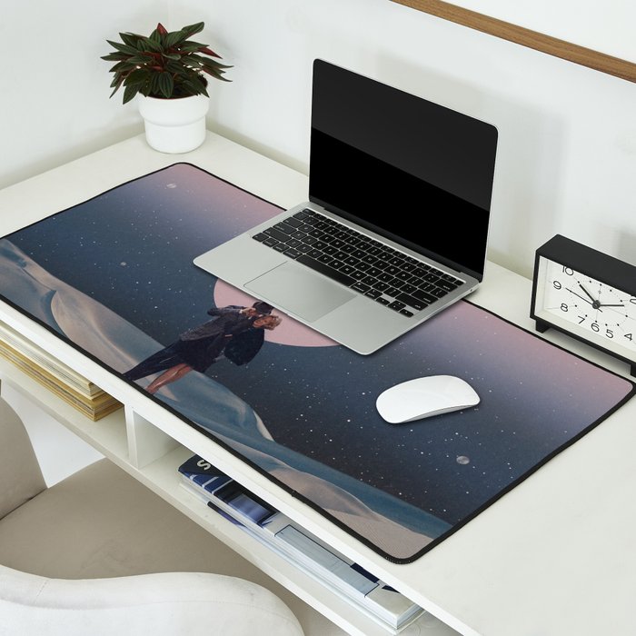It is our chance to Leave forever - Vertical version Desk Mat Gallery Image 2