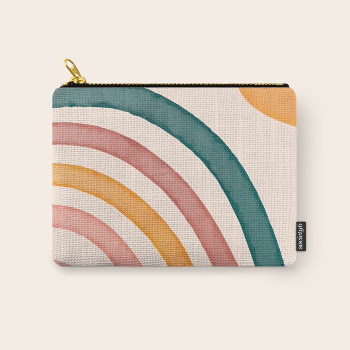 Abstract Colors of the Rainbow Carry All Pouch Gallery Image 1