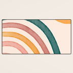 Abstract Colors of the Rainbow Desk Mat Gallery Image 3