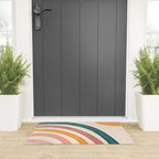 Abstract Colors of the Rainbow Welcome Mat Gallery Image 3