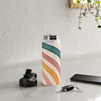 Abstract Colors of the Rainbow Water Bottle Gallery Image 4