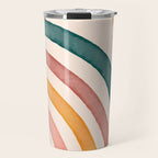 Abstract Colors of the Rainbow Travel Mug Gallery Image 1