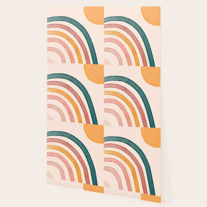 Abstract Colors of the Rainbow Wallpaper Gallery Image 2