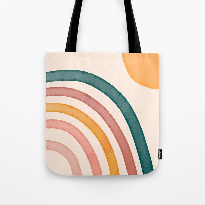 Abstract Colors of the Rainbow Tote Bag Gallery Image 1