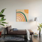 Abstract Colors of the Rainbow Wood Wall Art Gallery Image 2