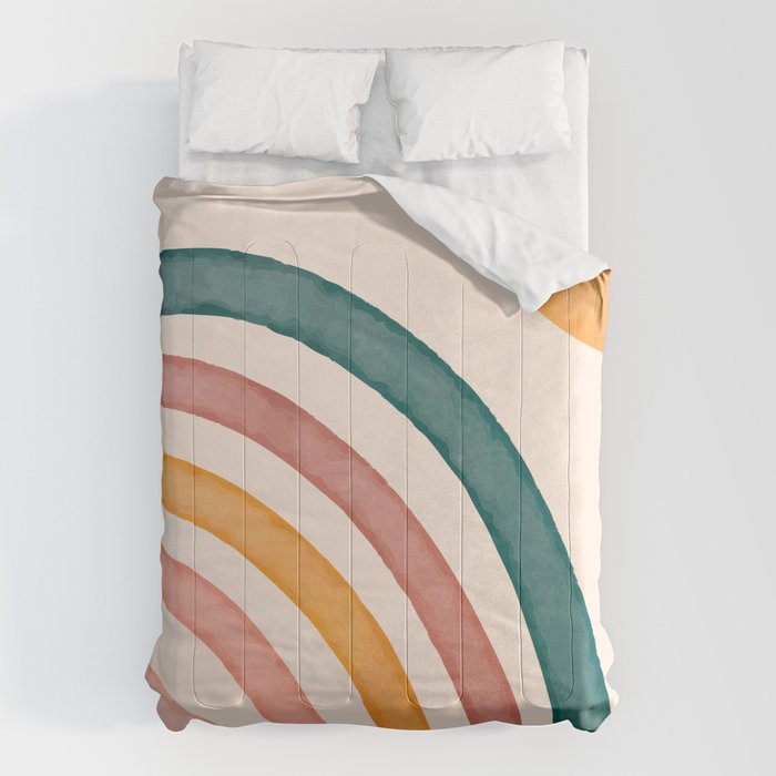Abstract Colors of the Rainbow Comforter Gallery Image 6