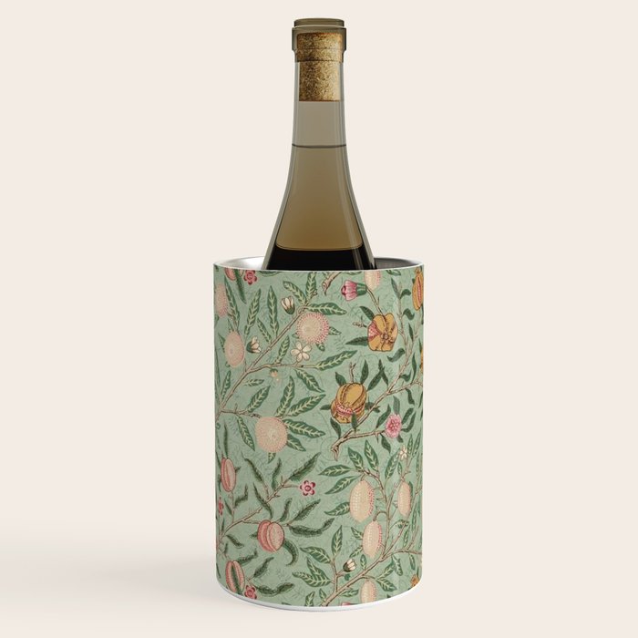 William Morris Vintage Fruit Sage Green  Wine Chiller Gallery Image 3