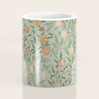 William Morris Vintage Fruit Sage Green  Coffee Mug Gallery Image 4
