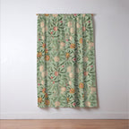 William Morris Vintage Fruit Sage Green  Window Curtain Gallery Image 3