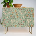William Morris Vintage Fruit Sage Green  Credenza Gallery Image 1