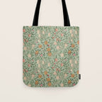 William Morris Vintage Fruit Sage Green  Tote Bag Gallery Image 1