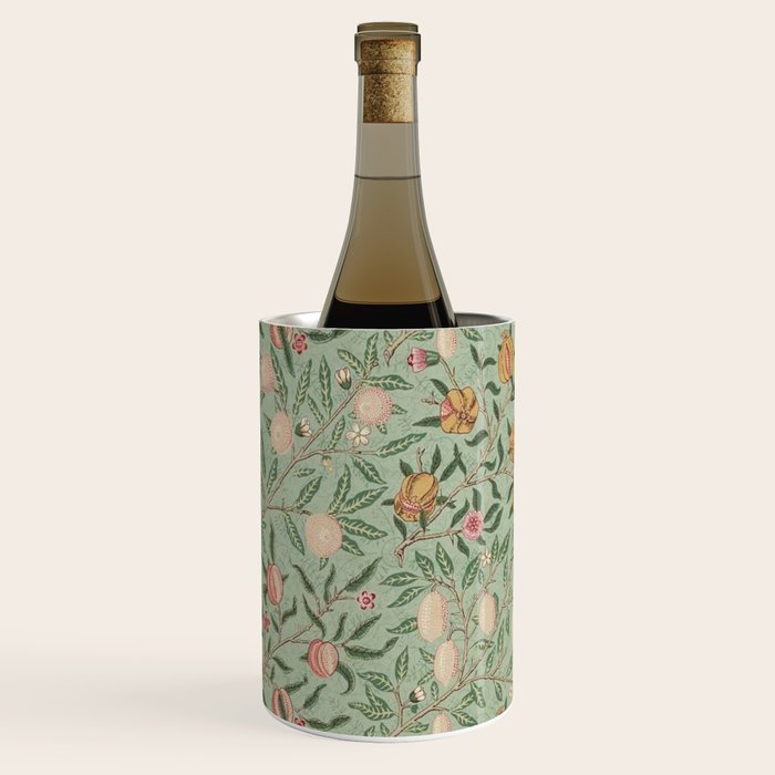William Morris Vintage Fruit Sage Green  Wine Chiller Gallery Image 2
