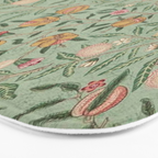 William Morris Vintage Fruit Sage Green  Bath Mat Gallery Image 3