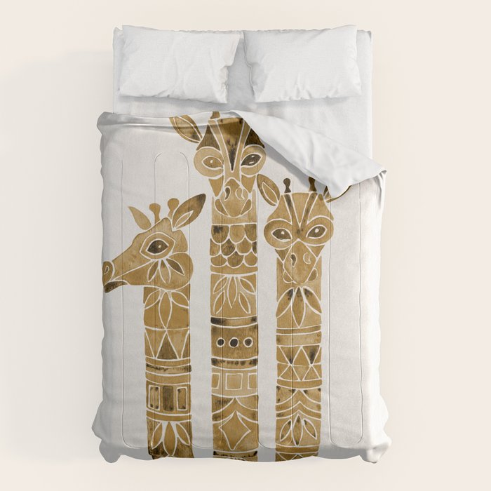 Giraffes - Sepia Palette Comforter Gallery Image 6