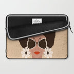 Afro Woman Portrait - Retro vibes  Laptop Sleeve Gallery Image 2