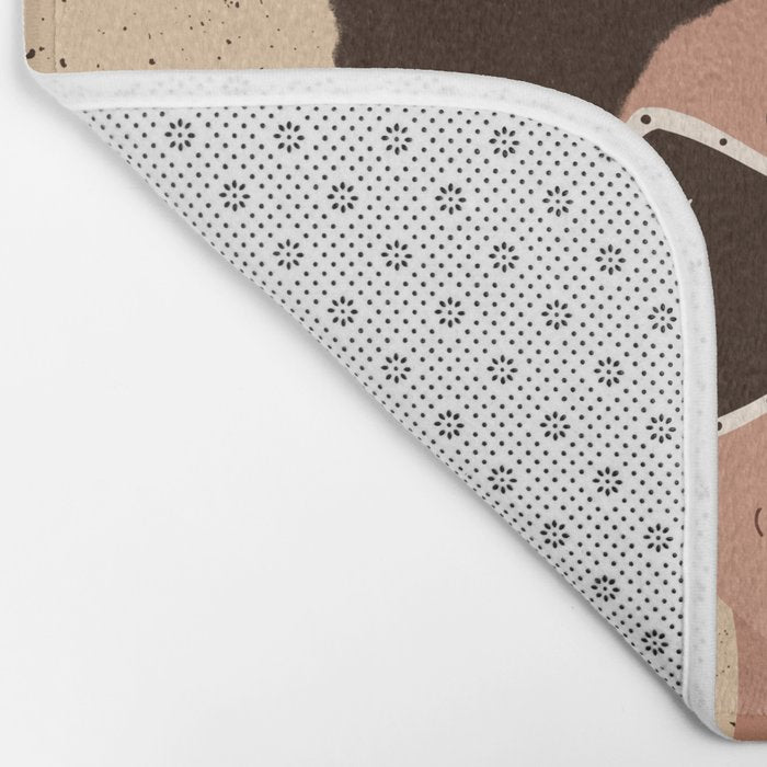 Afro Woman Portrait - Retro vibes  Bath Mat Gallery Image 2
