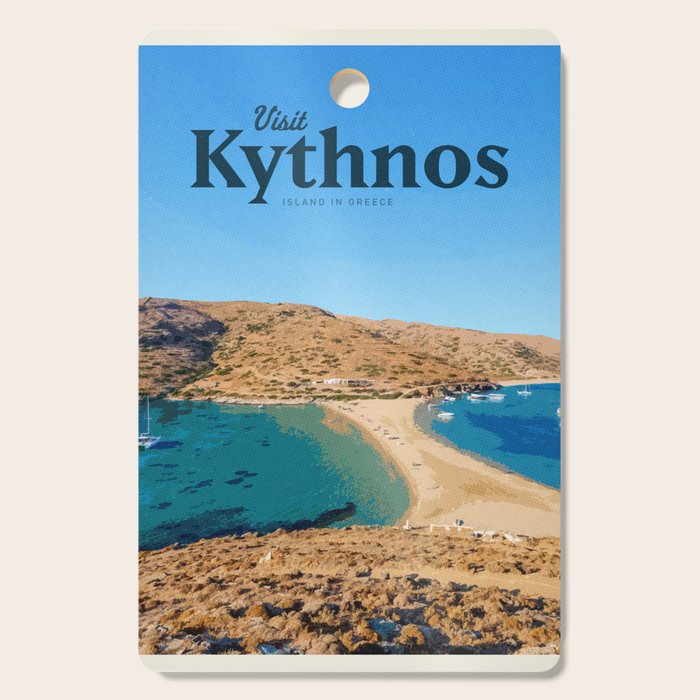 Visit Kythnos Cutting Board Gallery Image 1