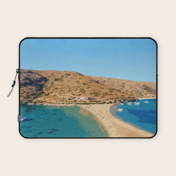 Visit Kythnos Laptop Sleeve Gallery Image 1