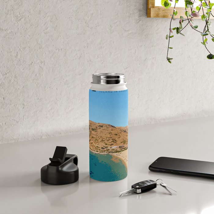 Visit Kythnos Water Bottle Gallery Image 4