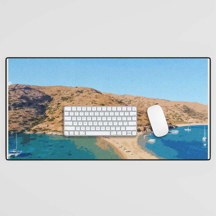 Visit Kythnos Desk Mat Gallery Image 1