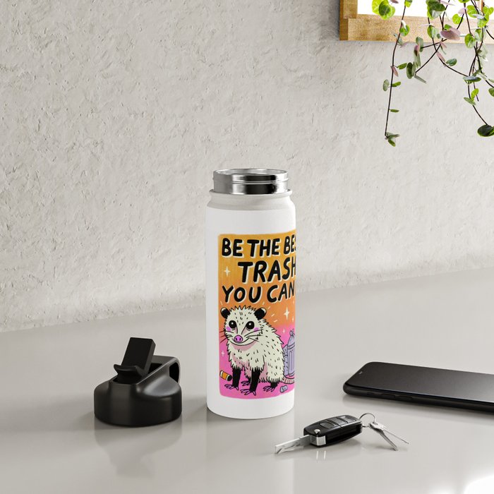 Be the best trash you can be Water Bottle Gallery Image 4