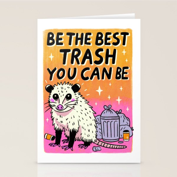 Be the best trash you can be Stationery Card Gallery Image 2