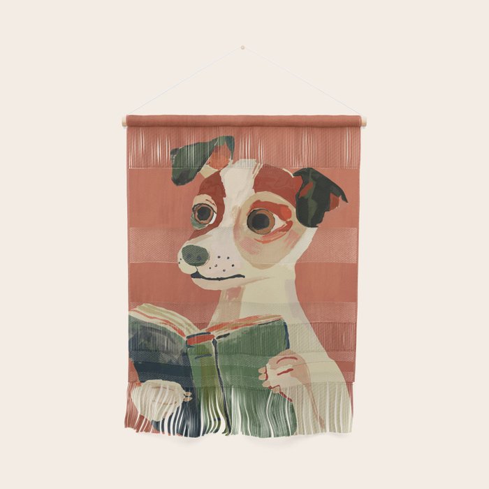 The Bookish Dog Wall Hanging Gallery Image 1
