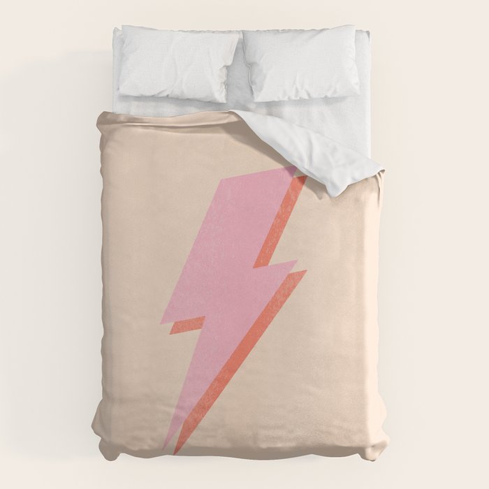 Thunderbolt: The Peach Edition Duvet Cover Gallery Image 1